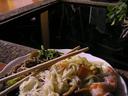 Dinner at our favorite restaurant in Hoi An (we ate there twice per day for the next three days). Like all the other pure vegetarian restaurants we have found so far in Vietnam, it was hidden away in a back alley, and run by a few honest, Buddhist ladies.